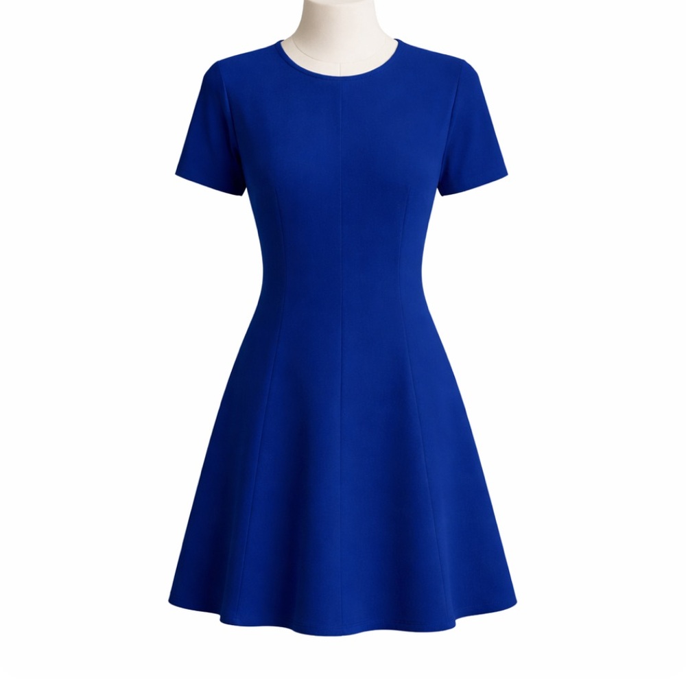 Theory Royal Blue Mini Dress